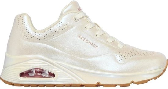Skechers Uno - Pearl Queen - Dames Sneakers - Wit