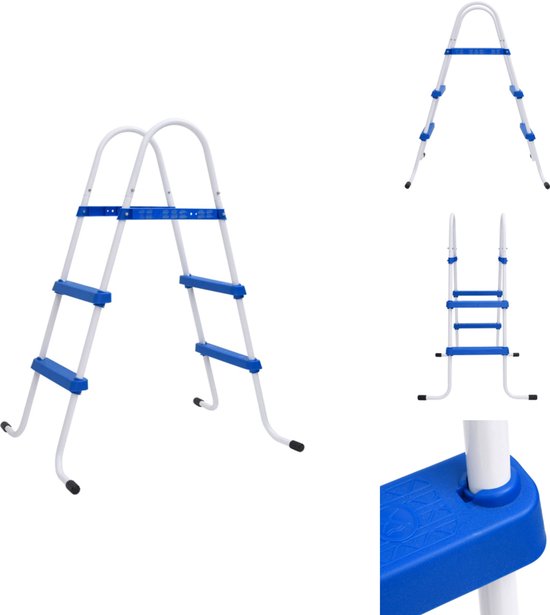 Bestway - zwembadtrap - blauw - 84 cm | Leen Bakker Bestway - zwembadtrap - blauw - 84 cm | Leen Bakker