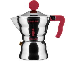 Alessi Moka Percolator - AAM33/1 R - 1 kops - Aluminium - Rood