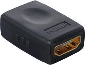 Compact HDMI (v) - HDMI (v) koppelstuk - versie 1.4 (4K 30Hz)
