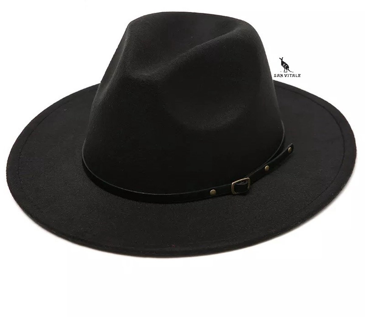 Heren klassieke geruite Manhattan gestructureerde gangster Trilby Fedora hoed Cubaanse stijl derby hoed jazz pet, Zwart - Tri-geplooide hoedband, L Heren klassieke geruite Manhattan gestructureerde gangster Trilby Fedora hoed Cubaanse stijl derby hoed jazz pet, Zwart - Tri-geplooide hoedband, L