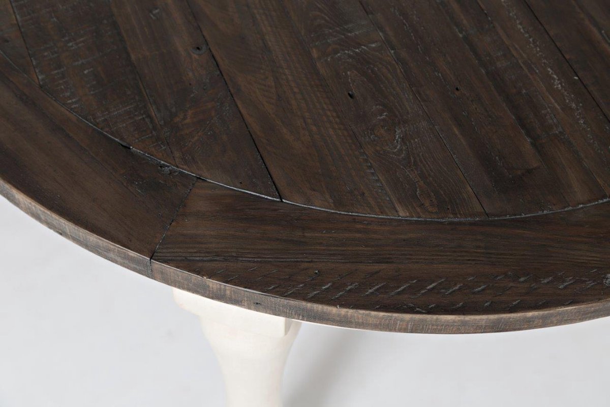 Lanquais Eettafel Bruin (L 122-167 x B 122 x H 76 cm)