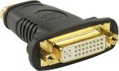 Goobay Premium HDMI (v) - DVI-I Dual Link (v) adapter / zwart