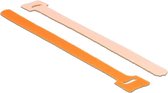 DeLOCK Klittenband kabelbinders 200 x 12mm / oranje (10 stuks)
