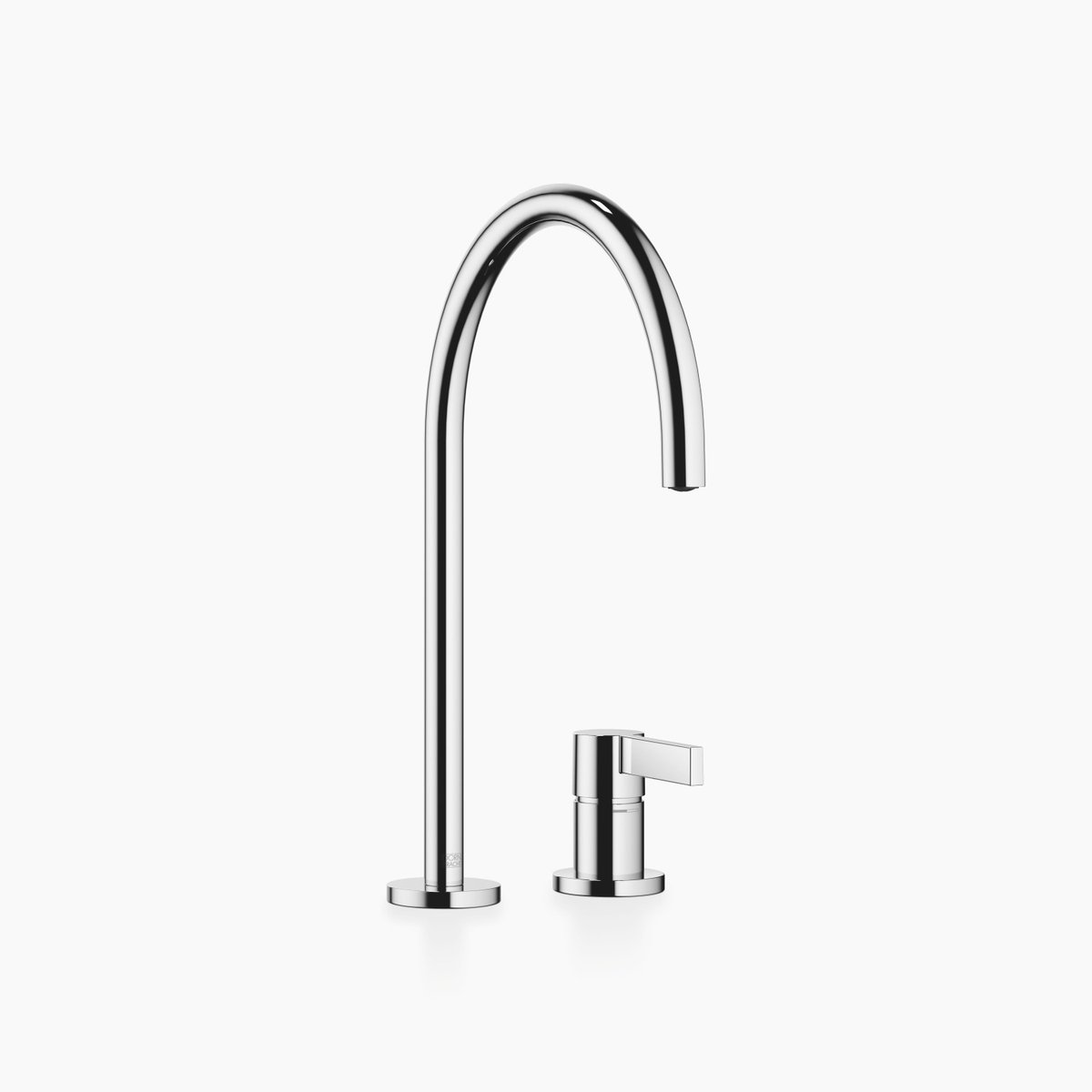 Dornbracht TARA Ultra keukenmengkraan, tweegats mengkraan, enkele rozetten, uitval 241mm, 32815875-00