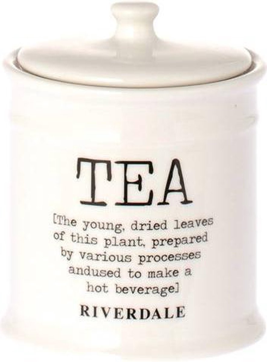 Prediken Kip Resultaat Riverdale - Pot - Tea - Porselein - 12cm - Wit | bol.com