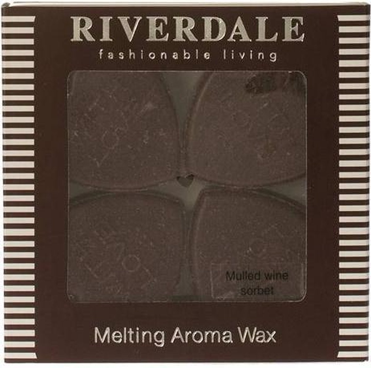 Riverdale Smelt wax tablet, Mulled wine sorbet