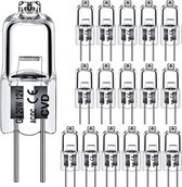 CVD® 8-STUKS - G4 HALOGEEN LICHTBRON - 20 WATT - 12V - WARM WIT - DIMBAAR