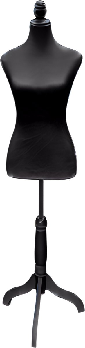 Leah's Home - Paspop Zwart - Etalagepop - Buste - Mannequin - Moederdag