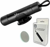 MCI® - Veiligheidshamer - Noodhamer - 2 in 1 Safety Hammer & Gordelsnijder - Inclusief Testglas & Zelfklevende Houder - Zwart
