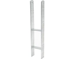 Wovar H|paalhouder voor 14 x 14 cm palen | Extreem sterke verankering | Per Stuk