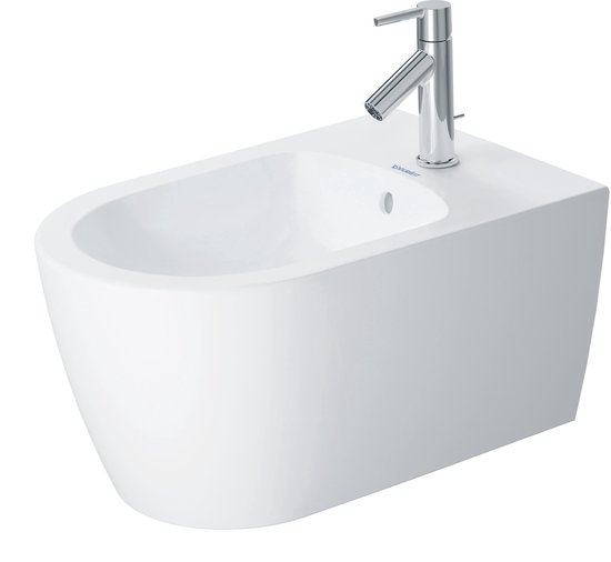 Duravit ME by Starck bidet compact met WonderGliss 37x48cm Wit