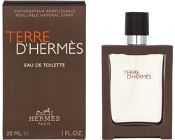 Hermès Terre d'Hermès - 30 ml - eau de toilette refillable spray - navulbaar - herenparfum