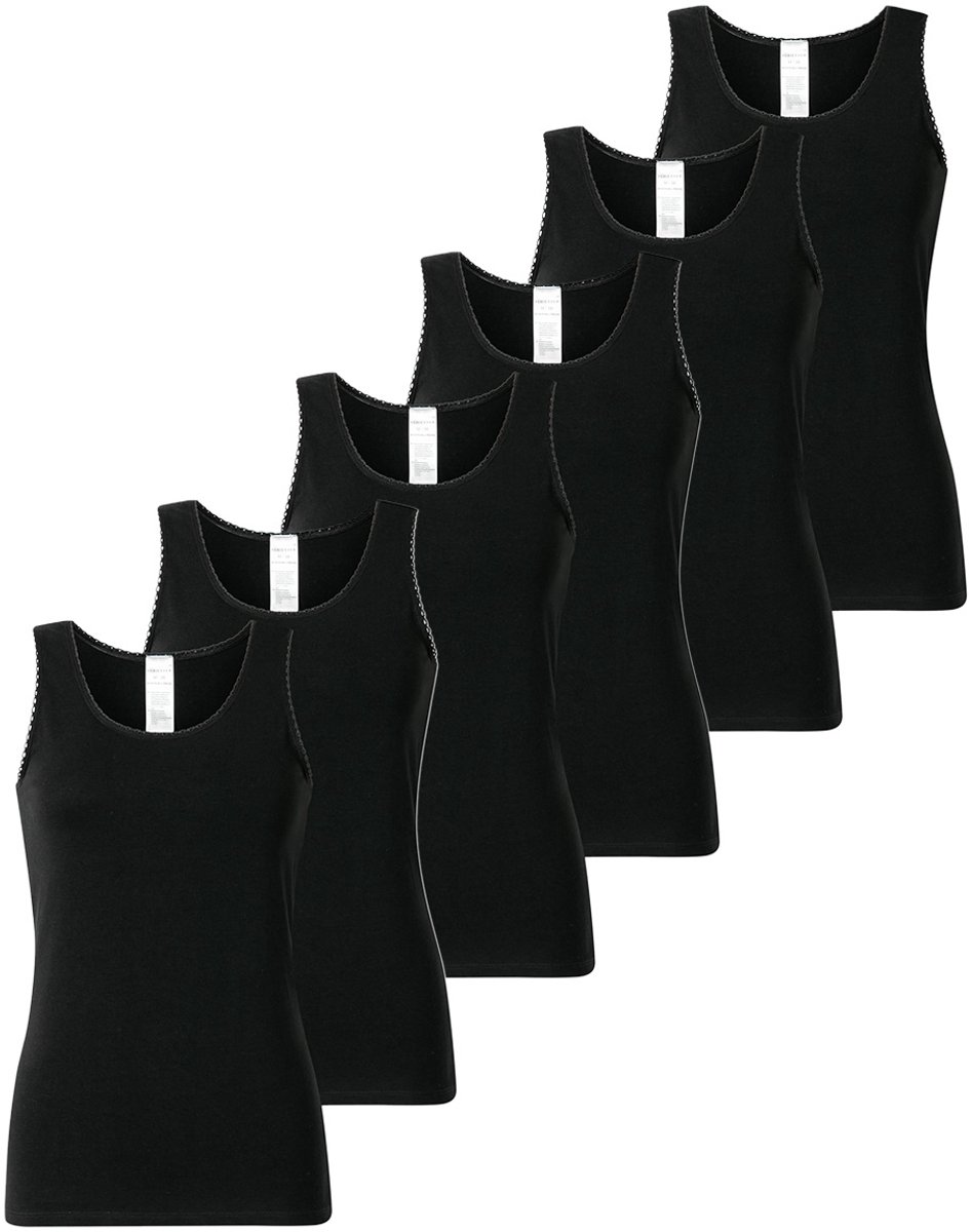 Schiesser Dames onderhemd 6 pack 95/5 Modern Cotton