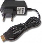 VHBW USB3.0 Micro B thuislader met vaste kabel - 2,1A / zwart - 1,1 meter
