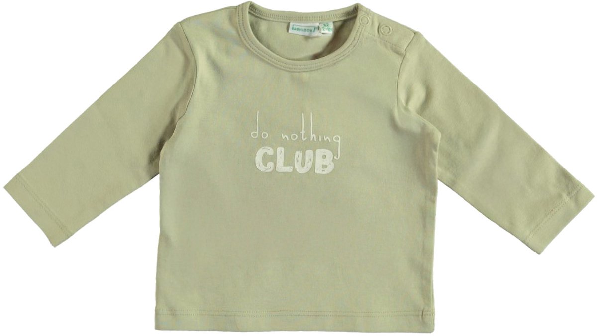 Babylook Do Nothing Club T-Shirt - Mt. 62 - Moss Gray