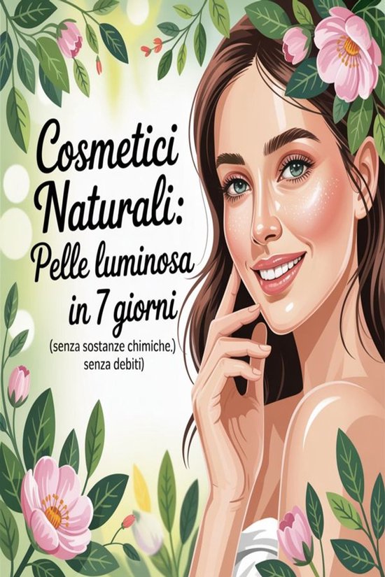 Cosmetici naturali: pelle luminosa in 7 giorni (senza sostan ... - cover