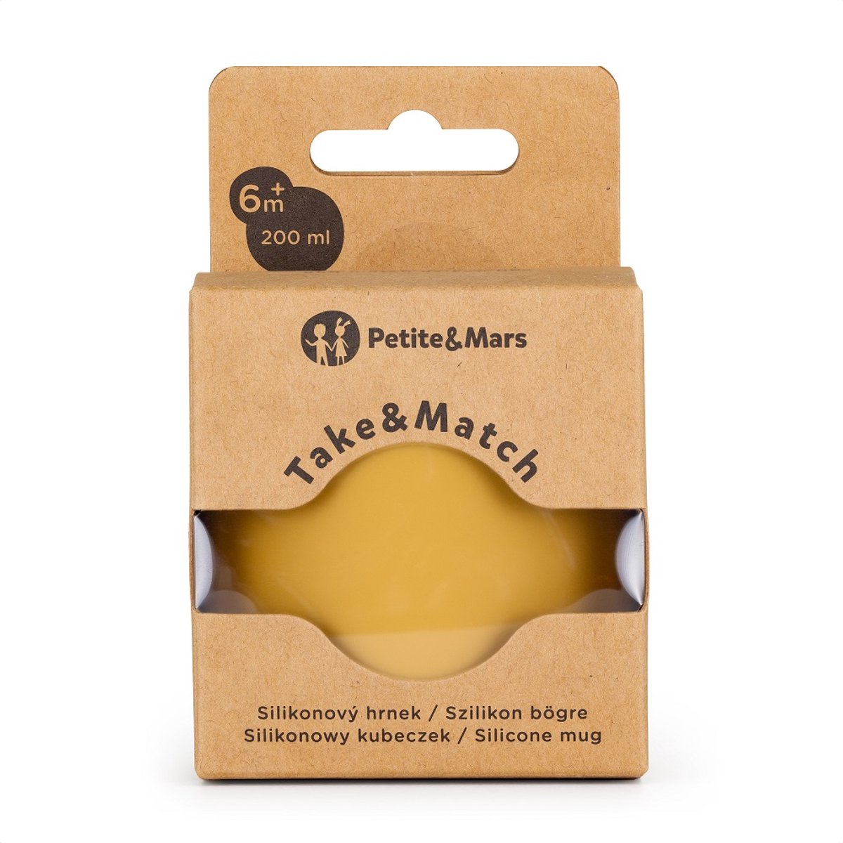 Petite&Mars | Siliconen Beker Intense Ochre
