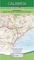 Global Map Wegenkaart Calabria 1:250.000