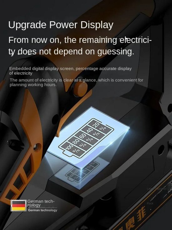 Bovista Kantenmaaier Electrisch - Met Accu - Draadloos - Voegenborstel - Grastrimmer - Kantensnijder - Onkruidborstel - Bosmaaier - Elektrische - A van Merkloos	 — afbeelding 3