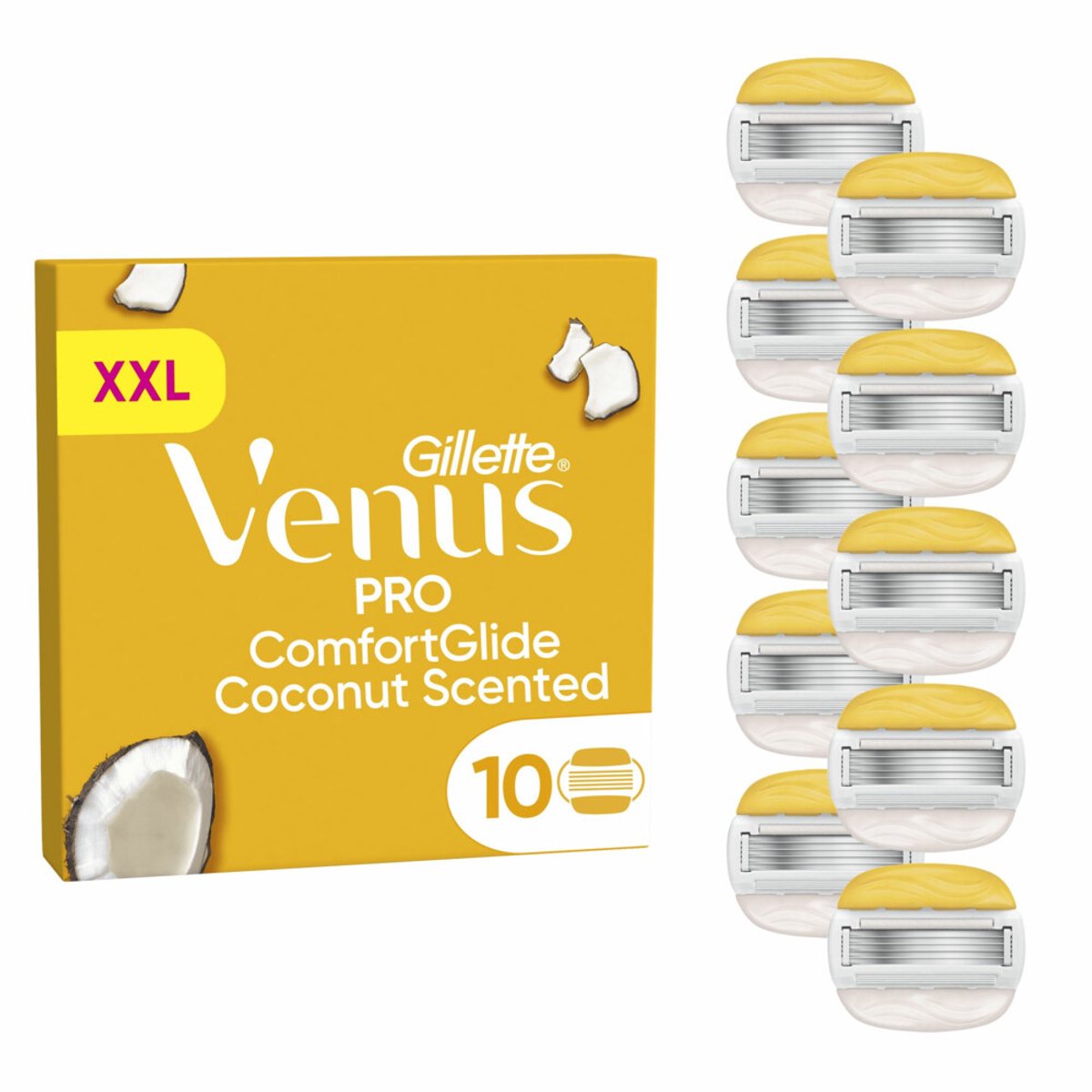 Gillette Venus - Scheermesjes Comfortglide Coconut - 6 x 10 stuks - Voordeelverpakking