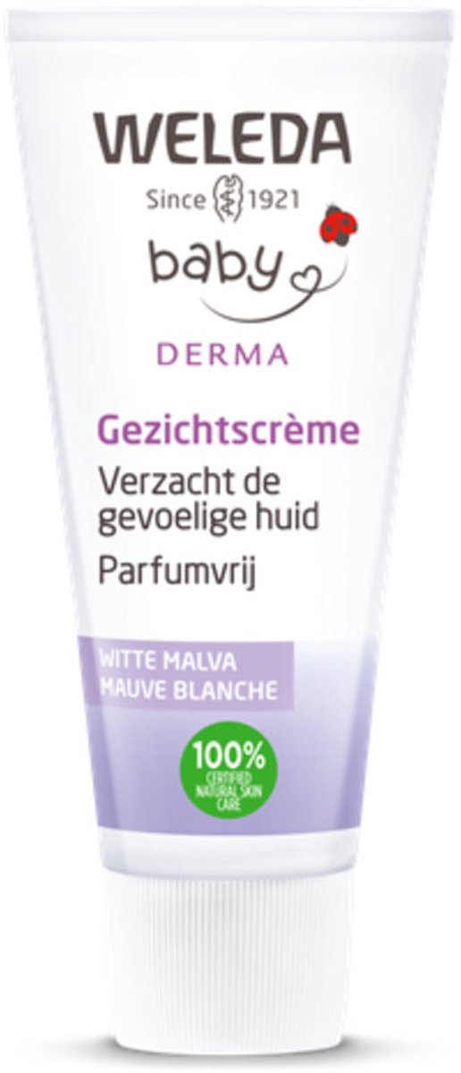Goedkoopste Weleda Baby Sensitive Gezichtscrème - Witte Malva - 50ml