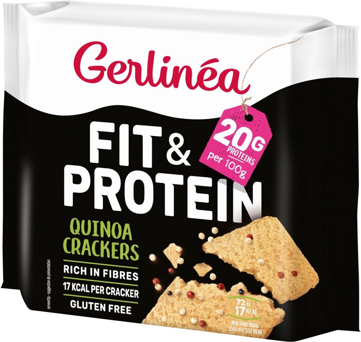 Goedkoopste Gerlinéa Fit & Protein Quinoa Crackers 100GR