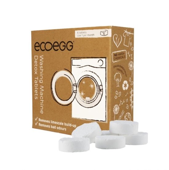 Eco Egg - Wasmachine reinigingstabletten - 6 stuks