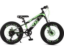 Zonix New Fashion Bike Jongensfiets Mtb 20 Inch 7 Speed Shimano Groen