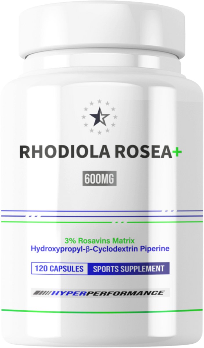 Goedkoopste Rhodiola Rosea ® 3 Rosavins with HydroPerine™ - 120 Capsules (600mg