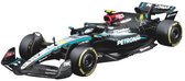 Bburago Mercedes-Benz Amg - Modelauto - Schaal 1:43 - Zilver/Zwart/Turquoise