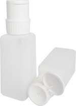 Dispenser pomp / vloeistof pomp 250 ml, in de kleur wit. Voorzien van een dop t.b.v. in- en uitschakelen van de pompfunctie. Een nagelstyliste kan niet zonder een pomp voor liquid vloeistoffen.