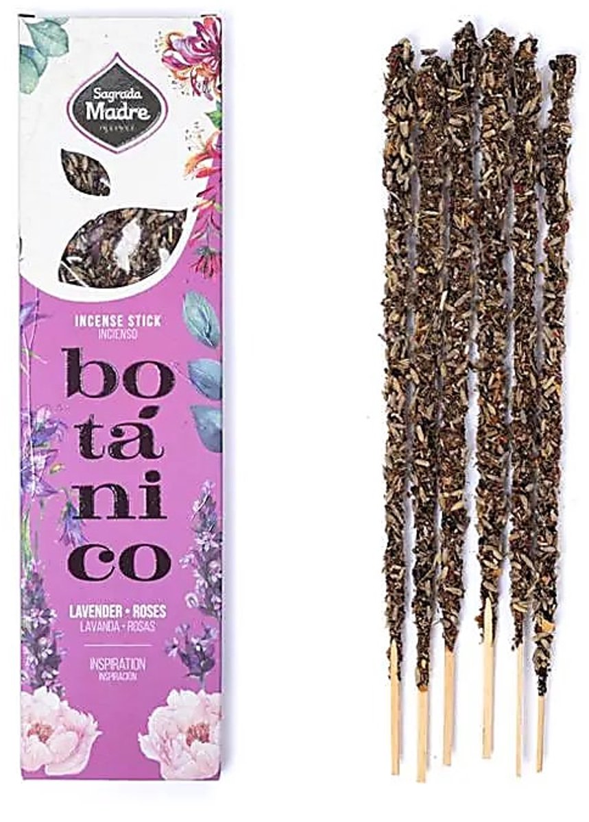 Sagrada Madre Botanische wierook Lavendel & Rozen