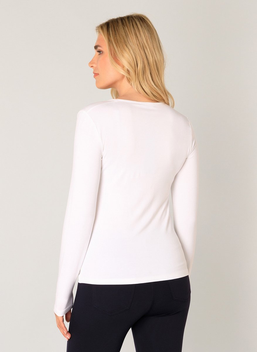 BASE LEVEL Yaso Jersey Shirt - White - maat 40