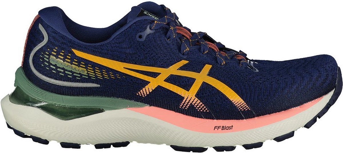 Asics Gel-cumulus 24 Trailrunningschoenen Vrouw Nature Bathing / Papaya