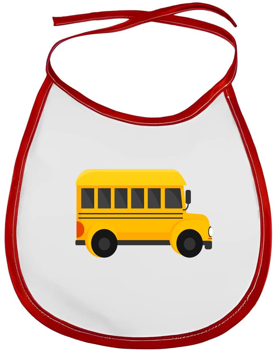 Akyol - bussen slabbetje rood - Auto - buschauffeurs - schoolbus - buschauffeuse