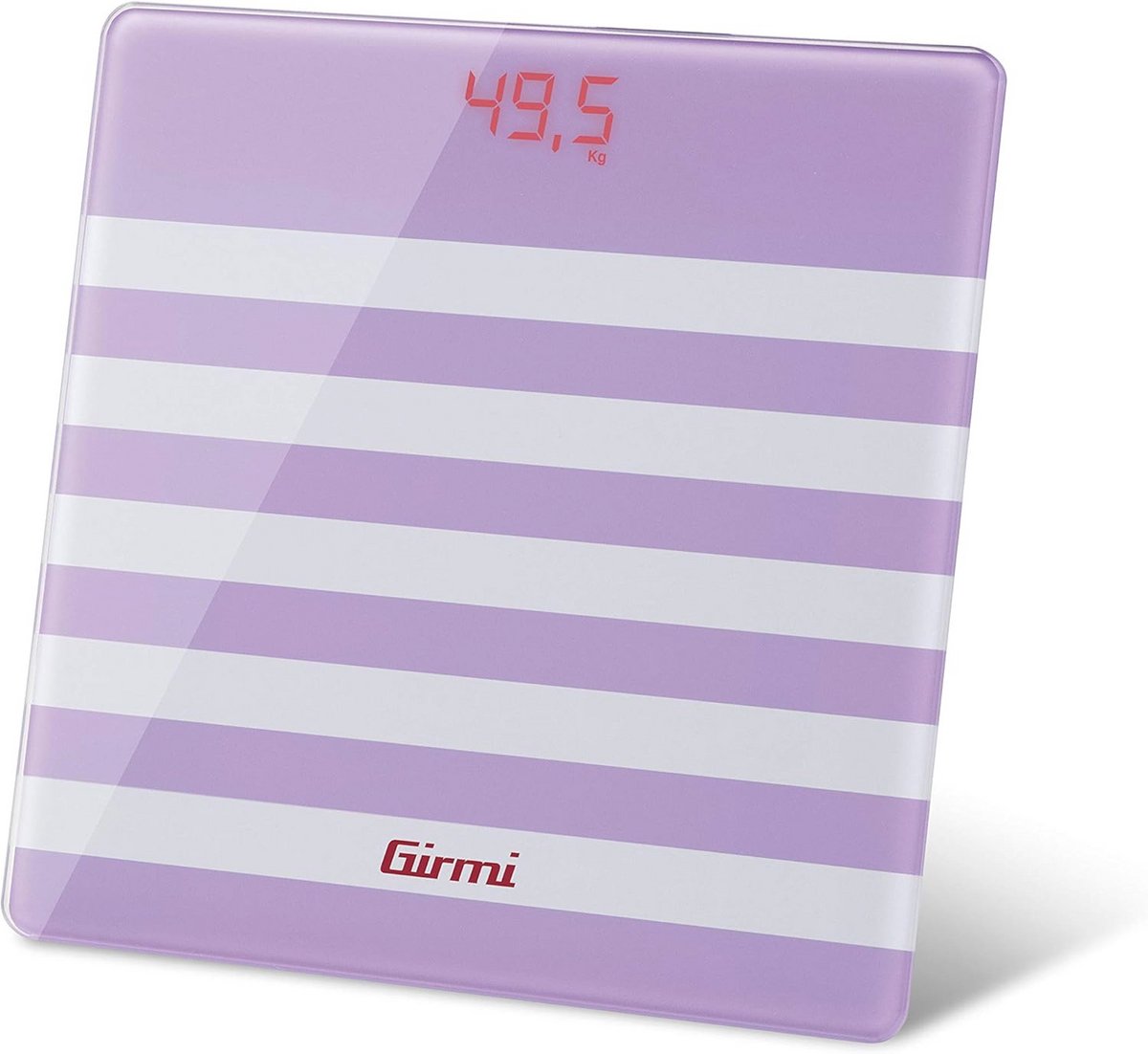 Digitale Personenweegschaal van Glas in Fuchsia Kleur - Eenvoudig en Nauwkeurig