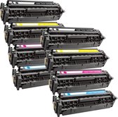 PlatinumSerie® 8 toner XL alternatief voor HP CC530A CC531A CC532A CC533A