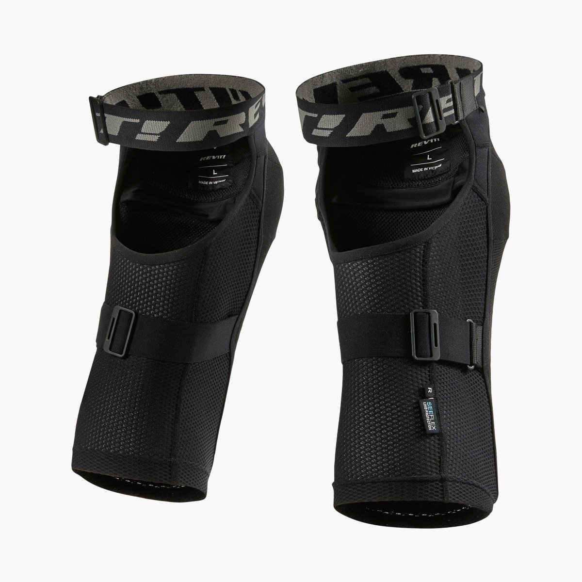 REV'IT! Scram Black Motorcycle Knee Protector - Maat M -