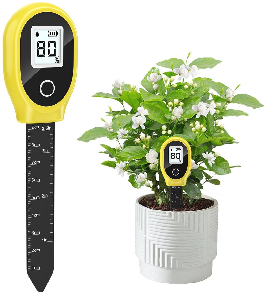 Digitale Bodemvochtigheidsmeter voor Planten - Perfect voor Tuinieren, Gazon en Landbouw