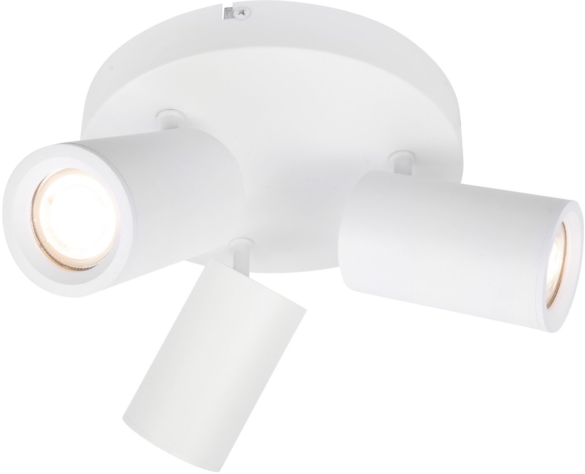 Ledvion LED Plafondspot, Zwart 2 lichts, Dimbaar, 3W, 4000K, Vierkant