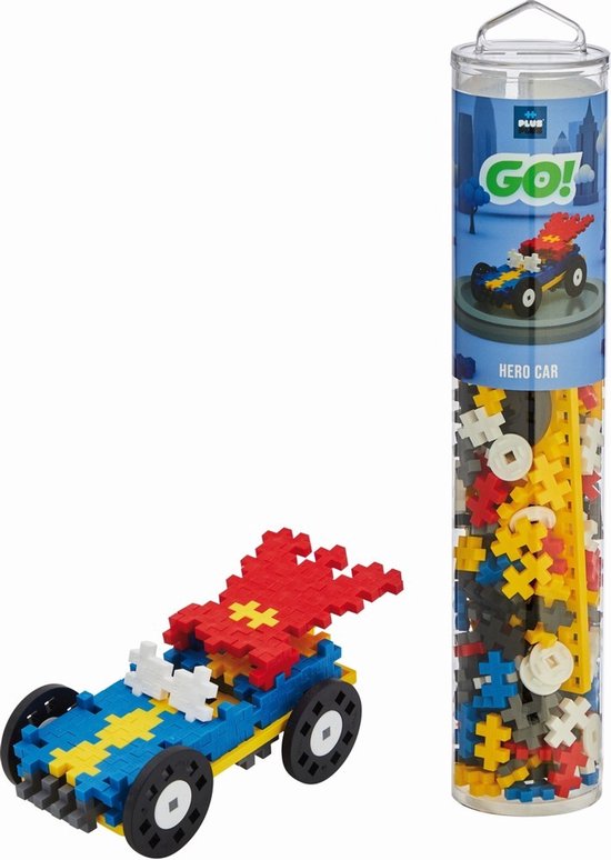 Plus-Plus GO! Tube auto held 200 delige bouwset - 4259 - Bouwspeelgoed ...