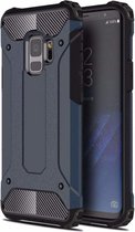 Ntech Samsung Galaxy A6 (2018) Dual layer Armor Hoesje - Blauw