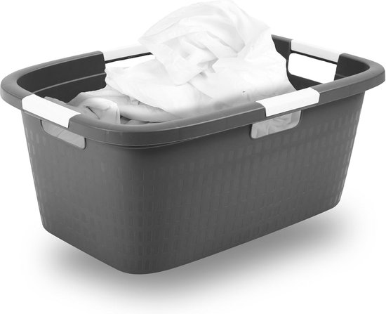 Blomus Frisco wasmand - kleur Sand - afmeting 70x45x28 cm - Bath & Living