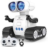Stena's Intelligente Robot - Interactief STEM Speelgoed - Bestuurbaar met Controller en met Handgebaren - LED Ogen - Walkie Talkie - Muziek - Jongens - Oplaadbaar