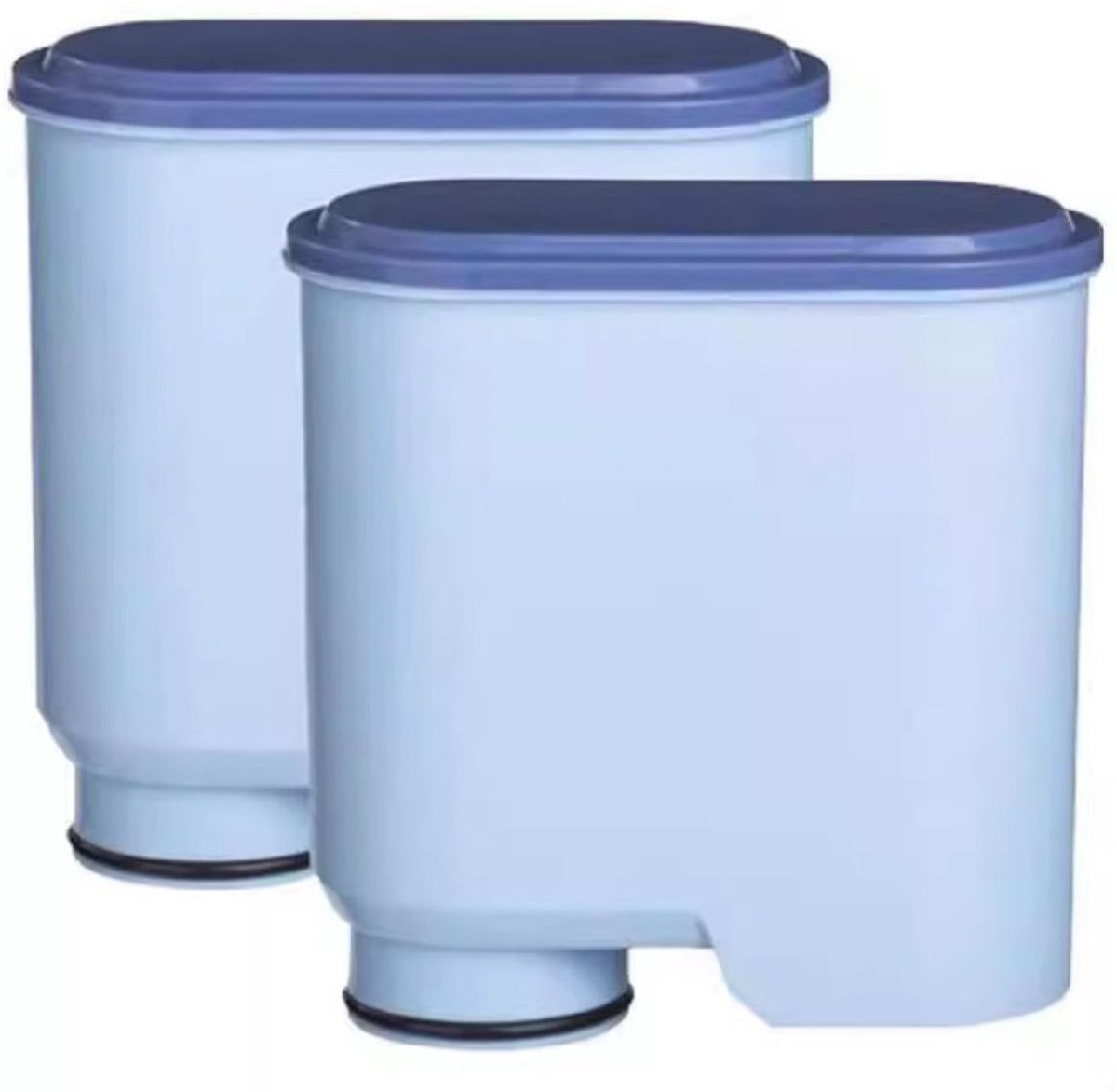 Vervangend waterfilter - geschikt voor automatische koffiemachines - Blauw - 2 stuks