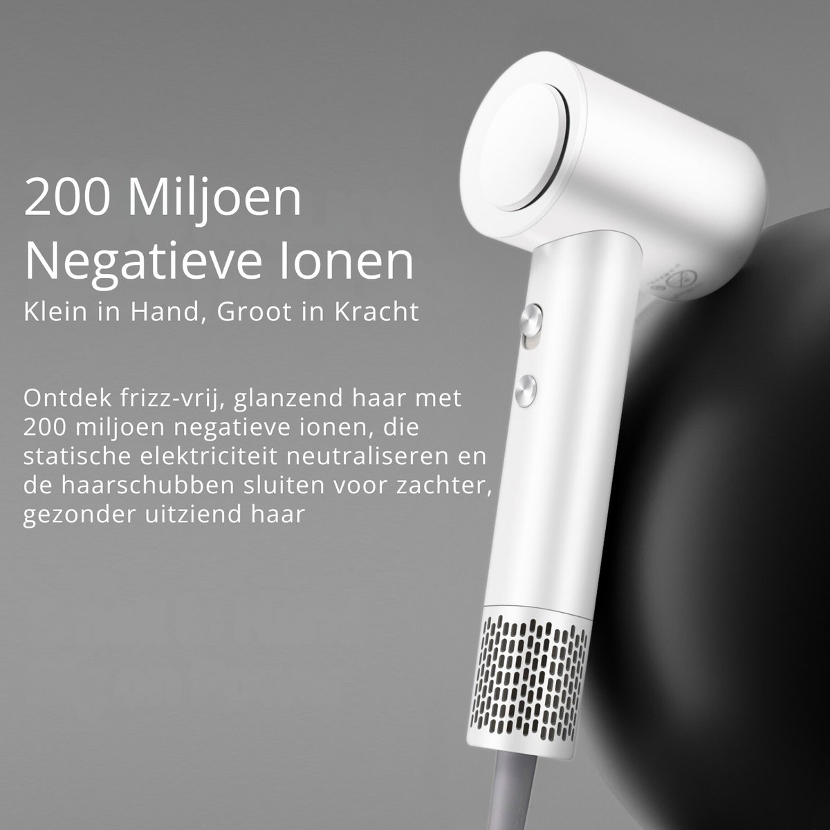 O'dor Ionische Haardroger 1600W met Diffuser - High-Speed - afbeelding 3