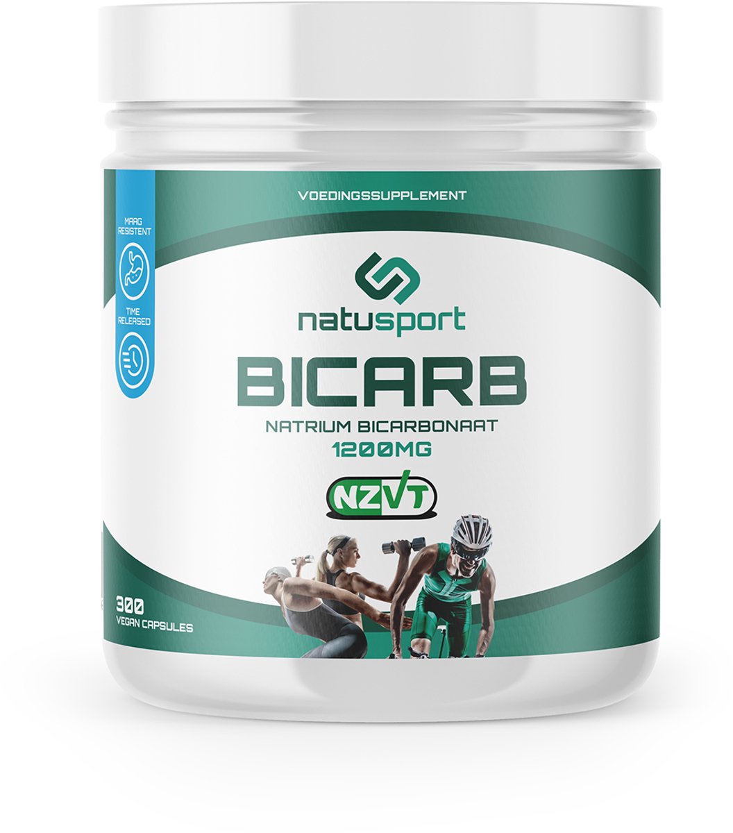Natusport Bicarb - Natriumbicarbonaat - NZVT Gecertificeerd - 120 capsules