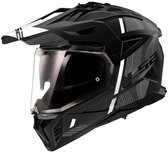 Casque LS2 Pioneer II Hill MX702 noir mat / blanc taille XS