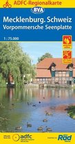 ADFC-Regionalkarte Mecklenburgische Schweiz Vorpommersche Flusslandschaft 1:75.000